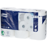Tork Premium Toalettpapper T4 Vit, 2-lags, 42st/fp, 50,4m/rulle