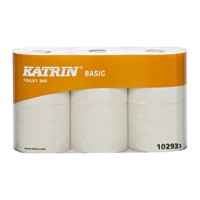 Katrin Basic Toalettpapper 360, 2-lags, 42rl/fp, 50.4m/rulle