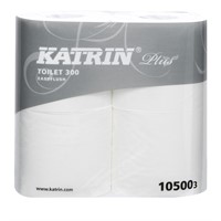 Katrin Plus 300 Easy Flush Toalettpapper 2-lag, 37,5m/rle, 20rle/bal