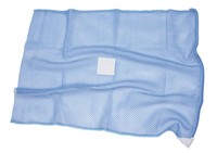 Tvättsäck med dragkedja blå, 75x100 cm