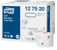 Tork Premium Soft Auto Shift Toalettpapper T6, 90m/rle,27rle/krt