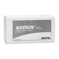 Katrin Plus C-fold 2 EasyFlush Vit, 2-lags, 24x33 cm(31535), 2250st