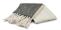 Ullpläd Mörkgrå 130x170cm