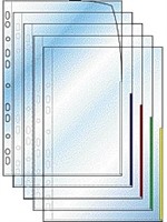 Plastficka Signal A4 0,13 Blå, 100st/fp