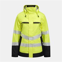 Fodrad Jacka HV Gul/Svart XS