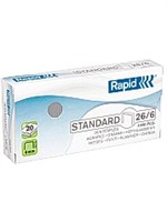 Häftklammer RAPID 26/6 Standard, 5000st/fp