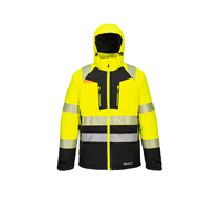 DX430 - Hi-Vis vinterjacka klass 2 Svart/Gul L