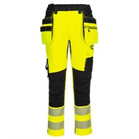 DX454 Hi-Vis Holster Trousers  Gul/Svart Stl. 28 (C44)