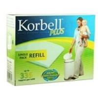 Korbell Plus Blöjhink Refill, 3-pack