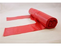 Papperskorgpåse 20 liter röd, 470x570mm, 35 my, 500st/krt